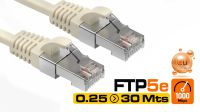 Cable de red FTP Cat. 5E Marfil