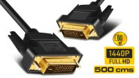 Cable de monitor DVI-I M/M dual 5m