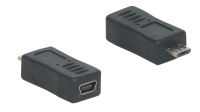 Adaptador USB Micro 05P Macho a mini USB Hembra