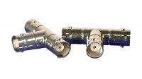 Adaptador PHASAK BNC Jack triple tipo T