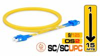 Cable de fibra óptica monomodo SC-SC 9/125 Duplex