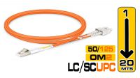 Cable de fibra óptica 50/125 LC-SC