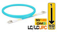 Cable fibra óptica 50/125 OM3 LC-LC UPC