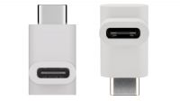 Adaptador  USB C  M/H angulado 90º Blanco