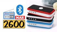 Altavoz portátil bluetooth Radio FM/TF card/Aux-in/USB hasta 10m de alcance