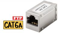 Acoplador RJ45 STP Metálico 2x Hembra - Cat 5/6/6A, 1:1, Blindado