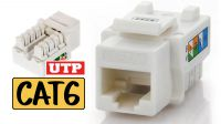 Conector Keystone RJ45 90º UTP Cat. 6 B110 blanco