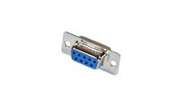 Conector de soldar 9 pines Hembra mini chasis