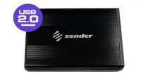 Caja externa 3.5" alumínio Sata USB 2.0 en Negro