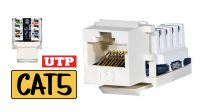Conector UTP RJ45 H cat-5 LSA+