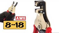 Alicates con descarnador de cable AWG 8mm de hasta 18mm