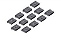 Protector y bloqueador de puerto USB-C Negro (12)