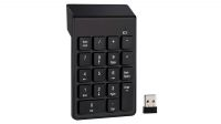 Teclado numérico Wireless USB preto
