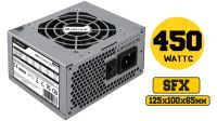 Fonte de alimentação SFX 450W ventilador Silent 80mm