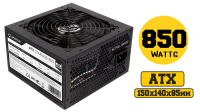 Fonte de alimentação Gaming Courage ATX 850W PFC Activo vent. silencioso 120mm