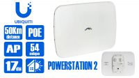 PowerStation 2.4 GHz 400 mW con antena polarización dual 17 dBi