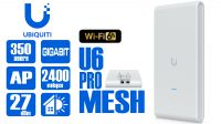Ponto de acesso Unifi Wifi 6 2x2+2x2 MIMO Dual 802.11ax U6 Mesh Pro