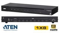 Switch HDMI 8p. 4K RS232 con montaje rack 19" IR